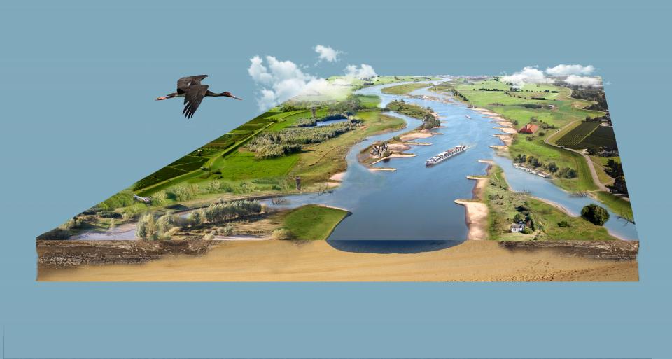 en riviersectoren lanceren toekomstplan Ruimte voor Levende Rivieren Ruimte