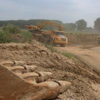 Grinwinning langs de Grensmaas